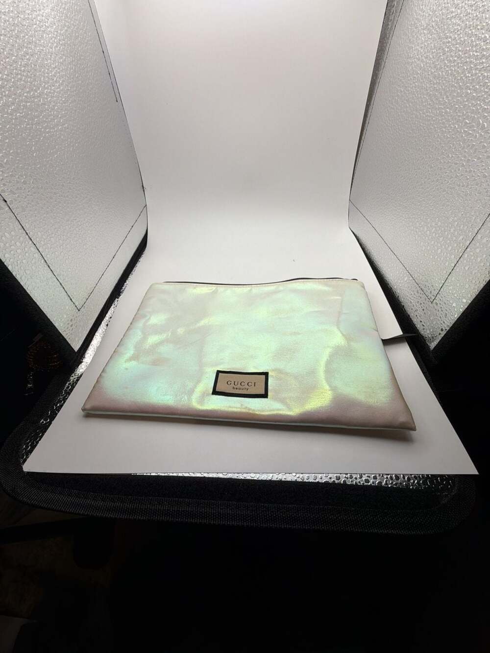 Gucci Beauty Iridescent Holographic Cosmetic Pouch